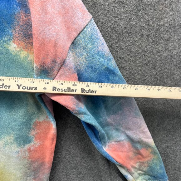 Vans Sweatshirt Womens Small Multicolor Tie Dye Crewneck Off The Wall Graphic - Picture 2 of 10